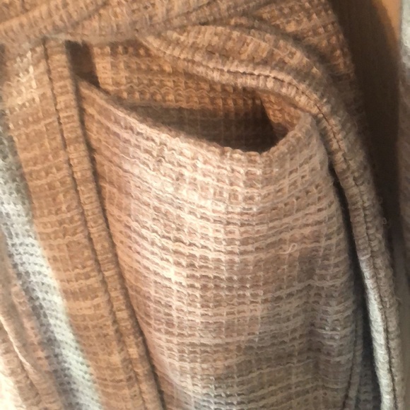 Spa Essentials by sleep sense gray fall robe - Picture 8 of 14